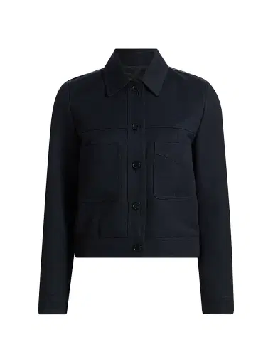 Nili Lotan Women's Susannah Wool Jacket - Midnight - Size XL | Thumbnail 1