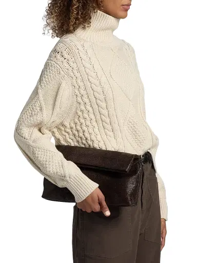 Nili Lotan Women's Kimmy Cotton-Cashmere Turtleneck Sweater | Thumbnail 4 Nili Lotan Women's Kimmy Cotton-Cashmere Turtleneck Sweater | Thumbnail 4