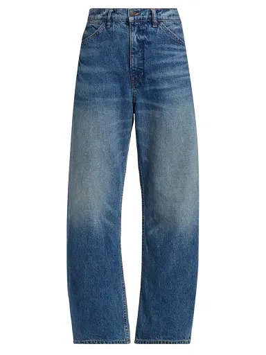 Nili Lotan Women's Tribeca Tapered Barell-Leg Jeans | Thumbnail 1 Nili Lotan Women's Tribeca Tapered Barell-Leg Jeans | Thumbnail 1