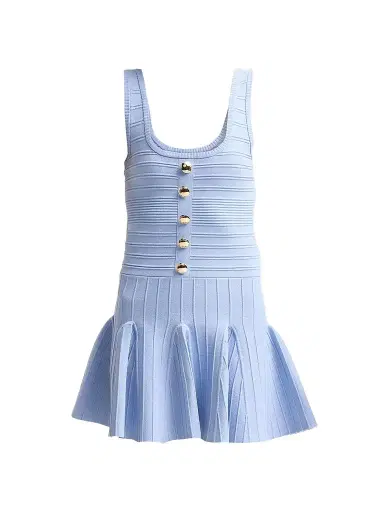 Retrofête Women's Brooke Knit Mini Dress - Metallic Lacqua | Thumbnail 1