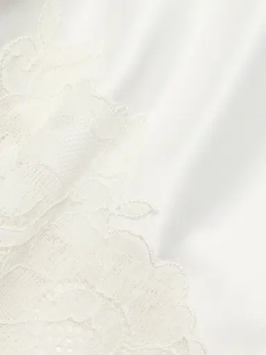 Natori Women's Peony Glamour Lace-Trim Robe - White - Size XL | Thumbnail 7 Natori Women's Peony Glamour Lace-Trim Robe - White - Size XL | Thumbnail 7