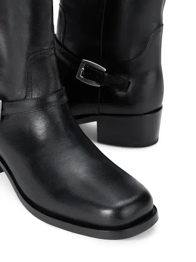 Staud Women's Brooklyn 50MM Leather Knee-High Boots - Black - Size 11 | Thumbnail 4