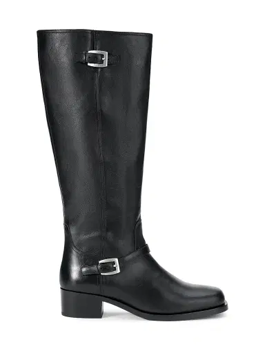 Staud Women's Brooklyn 50MM Leather Knee-High Boots - Black - Size 11 | Thumbnail 1