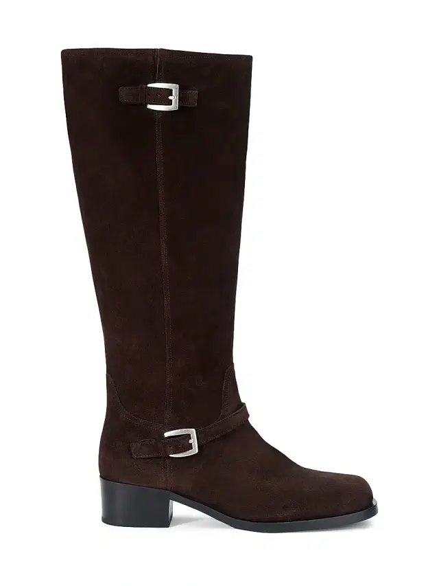 Staud Women's Brooklyn 50MM Suede Boots - Espresso