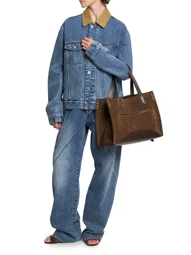 JW Anderson Women's Loafer Suede Tote Bag | Thumbnail 2 JW Anderson Women's Loafer Suede Tote Bag | Thumbnail 2