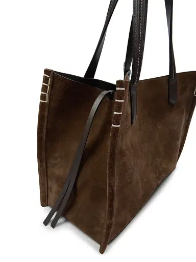 JW Anderson Women's Loafer Suede Tote Bag | Thumbnail 4 JW Anderson Women's Loafer Suede Tote Bag | Thumbnail 4