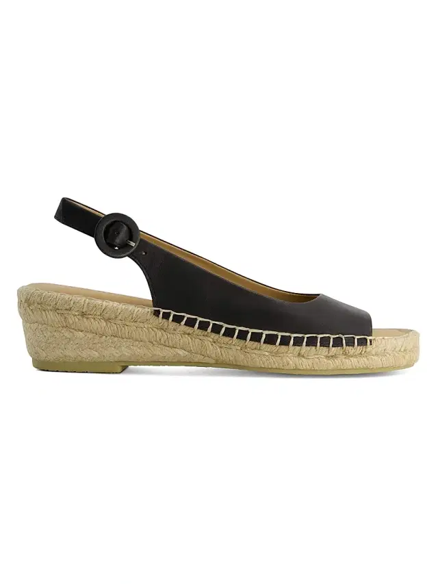 Bernardo Women's Melila Espadrille Wedges - Black