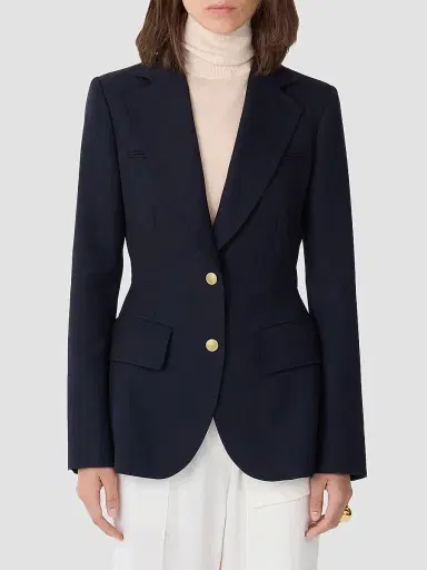 CALLAS MILANO Women's Neptune Relaxed Double Faced Tuxedo Jacket | Thumbnail 4 CALLAS MILANO Women's Neptune Relaxed Double Faced Tuxedo Jacket | Thumbnail 4