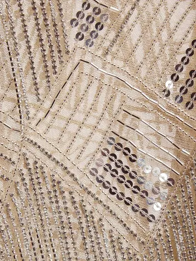 Lapointe Women's Geometric Crystal Fringe Crop Top - Silver - Size 10 | Thumbnail 7 Lapointe Women's Geometric Crystal Fringe Crop Top - Silver - Size 10 | Thumbnail 7