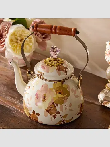 MacKenzie-Childs Wild Rose 2-Quart Tea Kettle | Thumbnail 3 MacKenzie-Childs Wild Rose 2-Quart Tea Kettle | Thumbnail 3