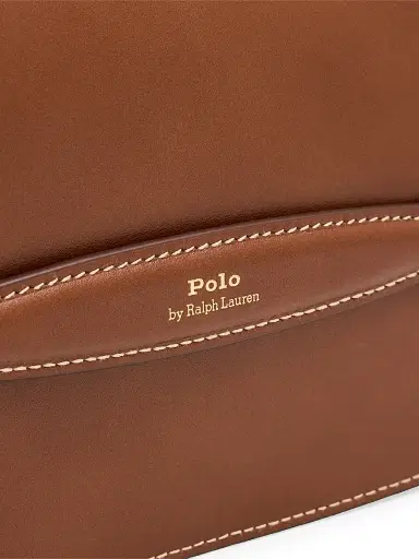 Polo Ralph Lauren Women's Bellport Leather Convertible Clutch - Brown | Thumbnail 6 Polo Ralph Lauren Women's Bellport Leather Convertible Clutch - Brown | Thumbnail 6