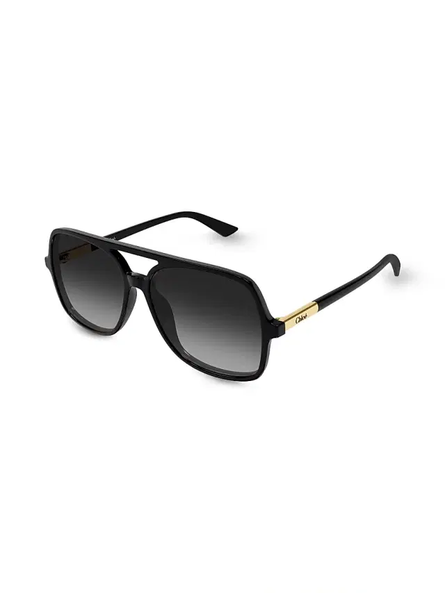 Chloé Women's Judy 57MM Navigator Sunglasses - Black