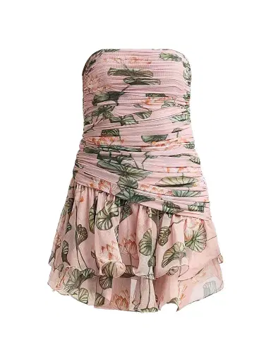 PatBo Women's Lotus Ruched Mini Dress | Thumbnail 1 PatBo Women's Lotus Ruched Mini Dress | Thumbnail 1
