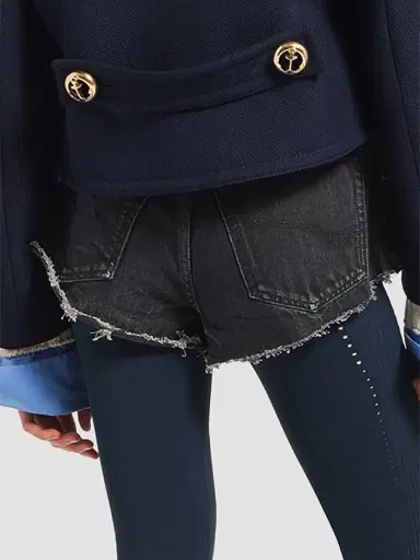 Balenciaga Women's Mini Shorts - Black - Size 29 | Thumbnail 5 Balenciaga Women's Mini Shorts - Black - Size 29 | Thumbnail 5