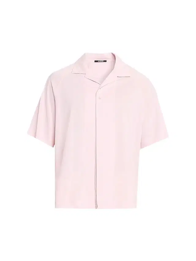 Jacquemus Men's Jean Atelier Camp Shirt - Pink