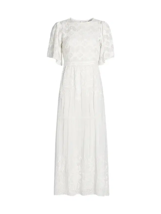 ba & sh Women's Aphrodite Embroidered Maxi Dress - Ecru