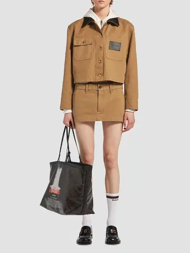 Balenciaga Women's Cropped Workwear Jacket | Thumbnail 2 Balenciaga Women's Cropped Workwear Jacket | Thumbnail 2