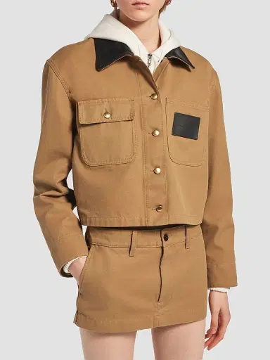 Balenciaga Women's Cropped Workwear Jacket | Thumbnail 3 Balenciaga Women's Cropped Workwear Jacket | Thumbnail 3