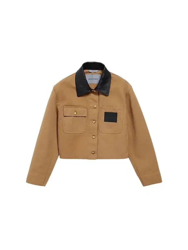 Balenciaga Women's Cropped Workwear Jacket - Beige
