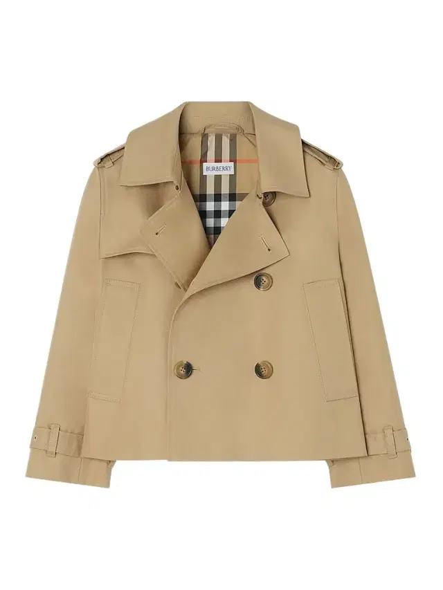 Burberry Little Girl's & Girl's Cotton Trench Jacket - Sand