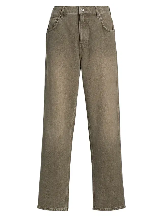 Represent Men's Legacy R3 Baggy Cotton Jeans - Washed Olive