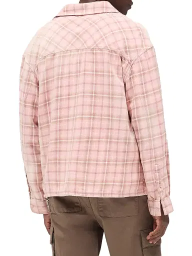 Represent Men's Legacy Check Cotton Shirt - Quartz | Thumbnail 5 Represent Men's Legacy Check Cotton Shirt - Quartz | Thumbnail 5