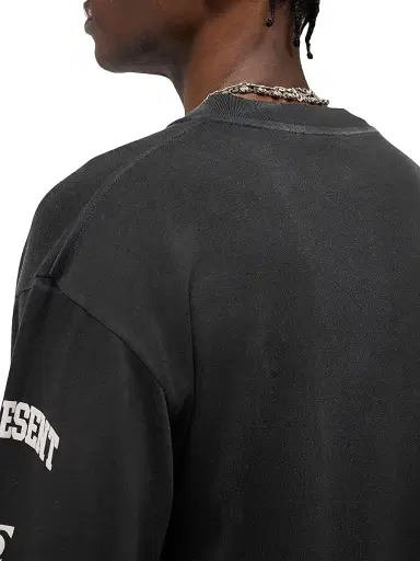 Represent Men's Legacy Crest Long-Sleeve Shirt - Stained Black | Thumbnail 8 Represent Men's Legacy Crest Long-Sleeve Shirt - Stained Black | Thumbnail 8