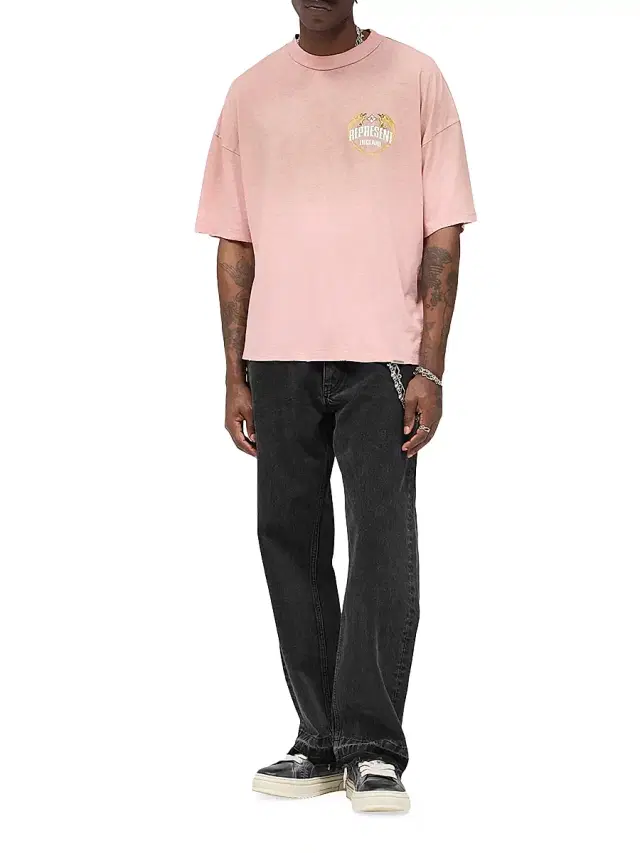 Represent Men's Legacy Angel Border Logo T-Shirt - Quartz