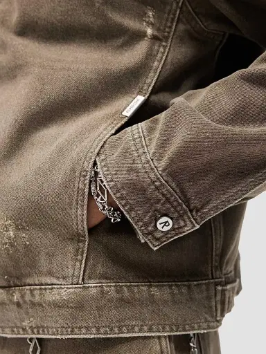 Represent Men's Legacy Cotton Denim Jacket | Thumbnail 6 Represent Men's Legacy Cotton Denim Jacket | Thumbnail 6