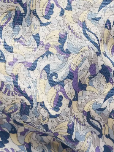 Eton Men's Floral Twill Slim-Fit Shirt - Light Purple | Thumbnail 8