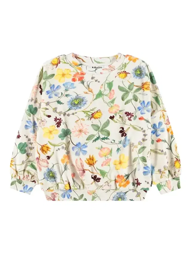Molo Little Girl's & Girl's Marika Floral Cotton Sweatshirt - Vintage Flowers