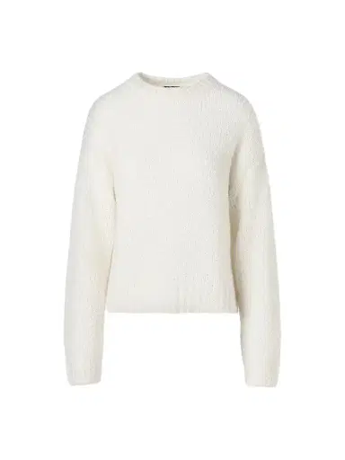 Akris Women's Cashmere-Silk Bouclé-Knit Crewneck Sweater | Thumbnail 1 Akris Women's Cashmere-Silk Bouclé-Knit Crewneck Sweater | Thumbnail 1