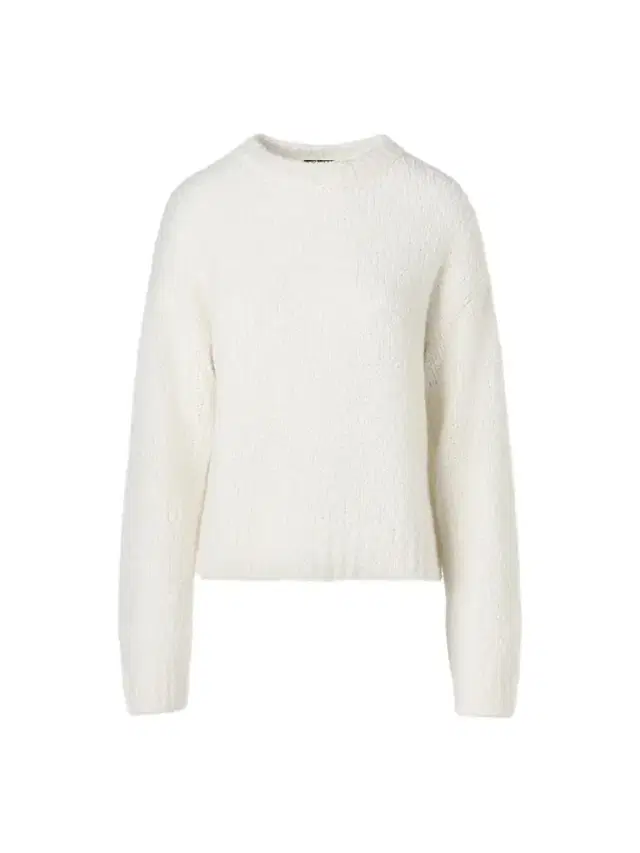 Akris Women's Cashmere-Silk Bouclé-Knit Crewneck Sweater - Ecru