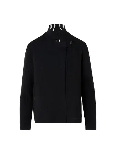 Akris Women's Zebra-Printed Double-Faced Cashmere Reversible Cardigan - Black Ecru - Size 16 | Thumbnail 1 Akris Women's Zebra-Printed Double-Faced Cashmere Reversible Cardigan - Black Ecru - Size 16 | Thumbnail 1
