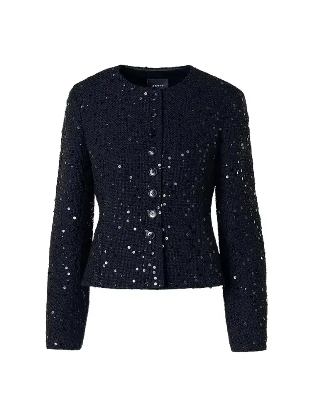 Akris Women's Kelis Embellished-Tweed Fitted Jacket - Black