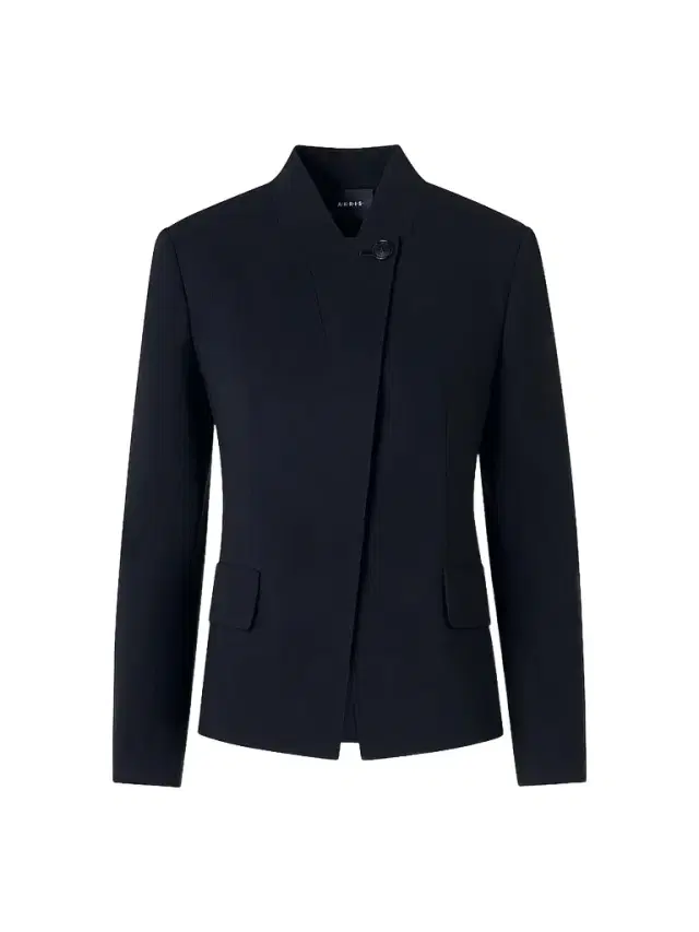 Akris Women's Kay Wool-Blend Stand-Collar Jacket - Black