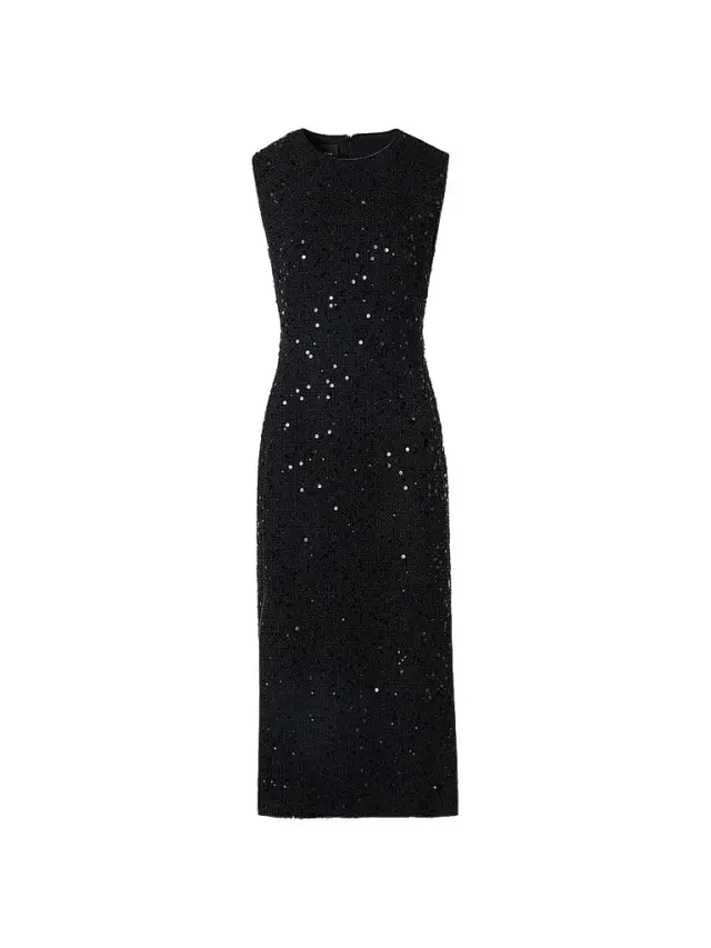 Akris Women's Embellished-Tweed Sheath Midi Dress - Black