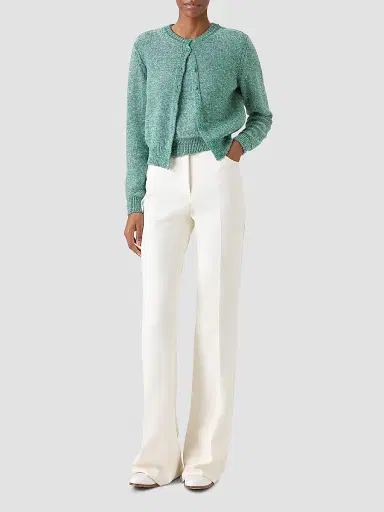 Akris Women's Micro Sequined Linen-Blend Cardigan | Thumbnail 2 Akris Women's Micro Sequined Linen-Blend Cardigan | Thumbnail 2