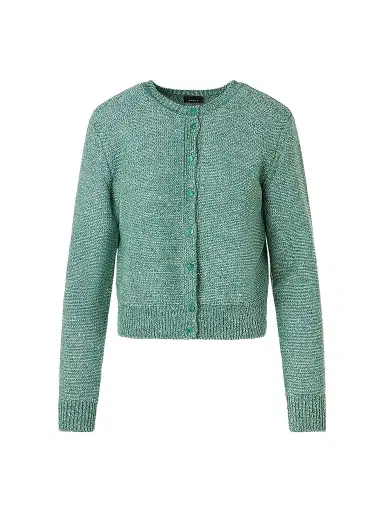 Akris Women's Micro Sequined Linen-Blend Cardigan | Thumbnail 1 Akris Women's Micro Sequined Linen-Blend Cardigan | Thumbnail 1