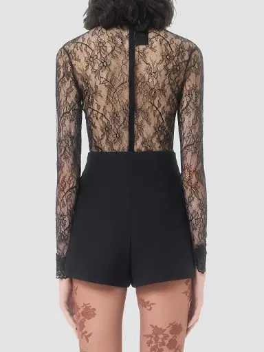 Valentino Garavani Women's Floral Lace Body Suit | Thumbnail 5