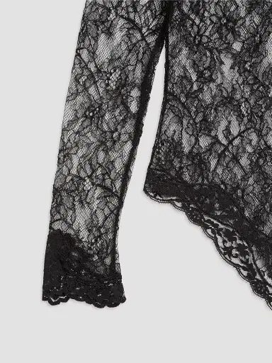 Valentino Garavani Women's Floral Lace Body Suit | Thumbnail 7