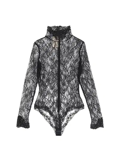 Valentino Garavani Women's Floral Lace Body Suit | Thumbnail 1