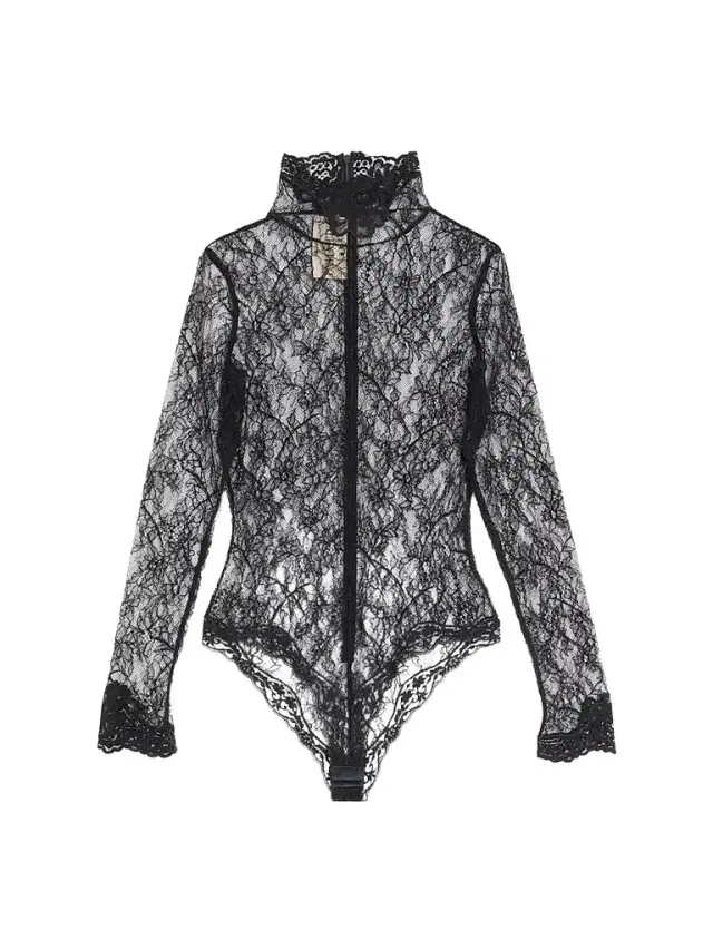 Valentino Garavani Women's Floral Lace Body Suit - Black