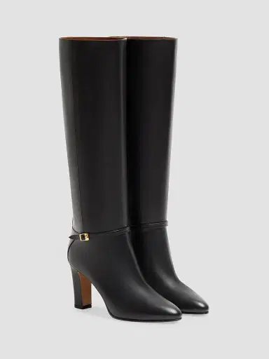 Valentino Garavani Women's Pattie Calfskin 100MM Boots - Black - Size 11.5 | Thumbnail 2 Valentino Garavani Women's Pattie Calfskin 100MM Boots - Black - Size 11.5 | Thumbnail 2