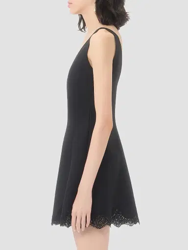 Valentino Garavani Women's Crepe Couture Short Dress | Thumbnail 4 Valentino Garavani Women's Crepe Couture Short Dress | Thumbnail 4