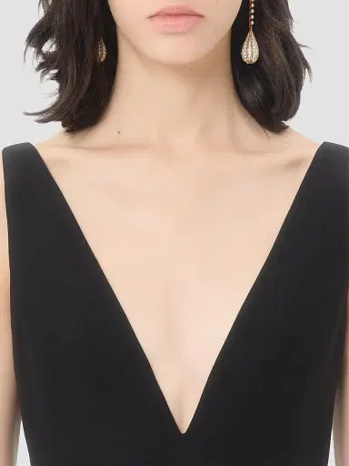 Valentino Garavani Women's Crepe Couture Short Dress | Thumbnail 6 Valentino Garavani Women's Crepe Couture Short Dress | Thumbnail 6