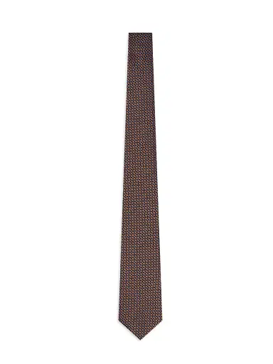 Giorgio Armani Men's Elaborated Diamond Silk Tie | Thumbnail 1 Giorgio Armani Men's Elaborated Diamond Silk Tie | Thumbnail 1