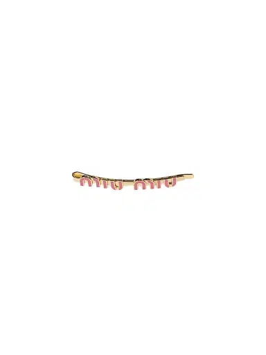 Miu Miu Women's Enameled Metal Hair Clip | Thumbnail 1