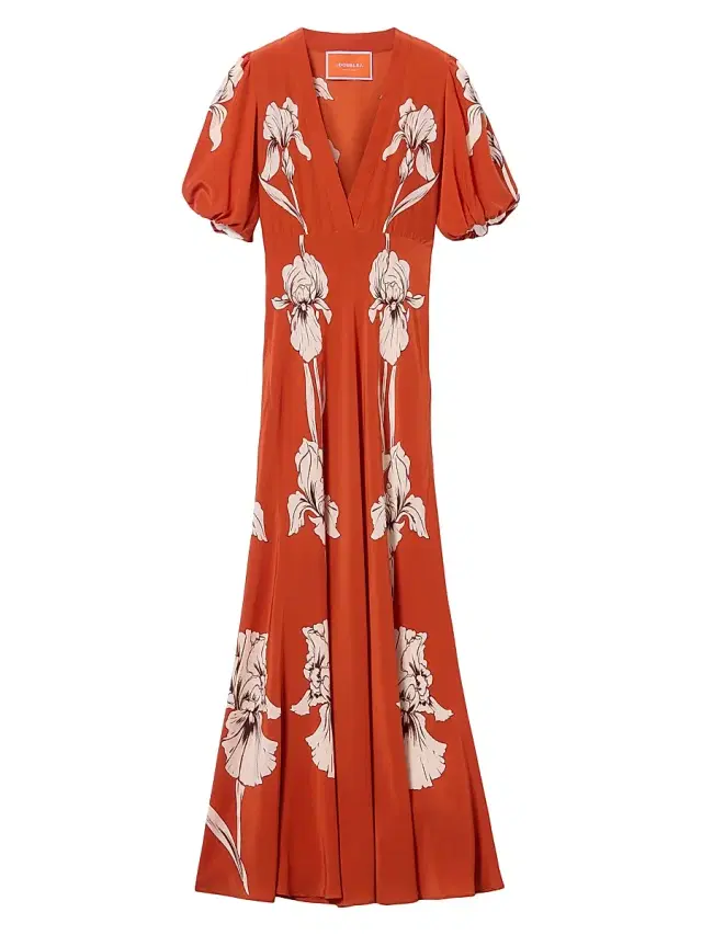 La DoubleJ Women's Marlene Dress - Place Dark Orange