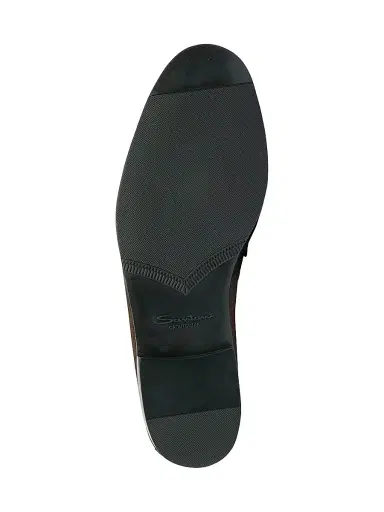 Santoni Women's Carla Suede Penny Loafers - Dark Brown - Size 12 | Thumbnail 6 Santoni Women's Carla Suede Penny Loafers - Dark Brown - Size 12 | Thumbnail 6